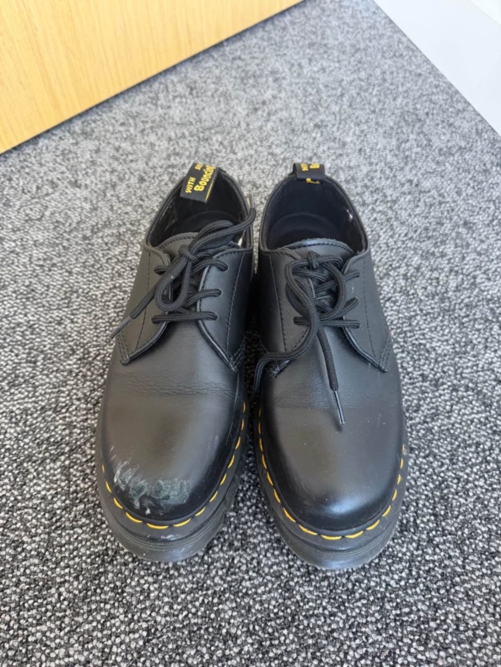 Platform Dr Martens Oxfords leather Shoes
